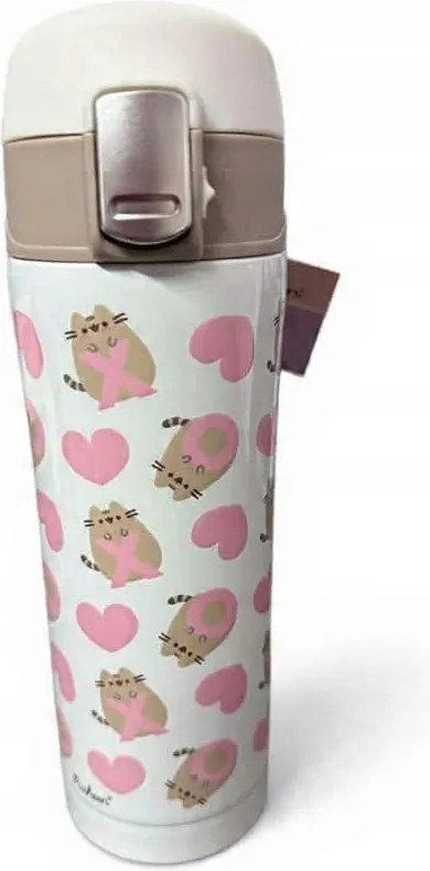 Thermo Bögre Pusheen Fehér Mpm 350ML Szív