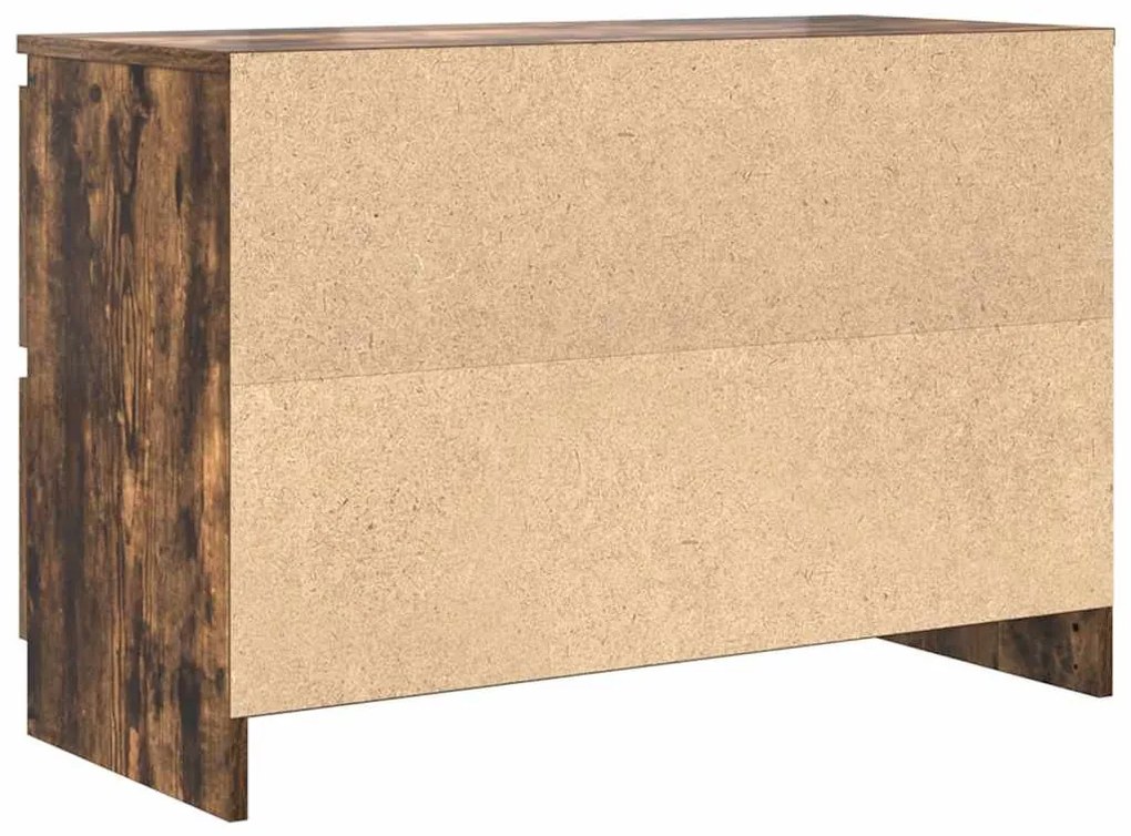 füstös tölgy színű szerelt fa TV-szekrény 80x35x54 cm