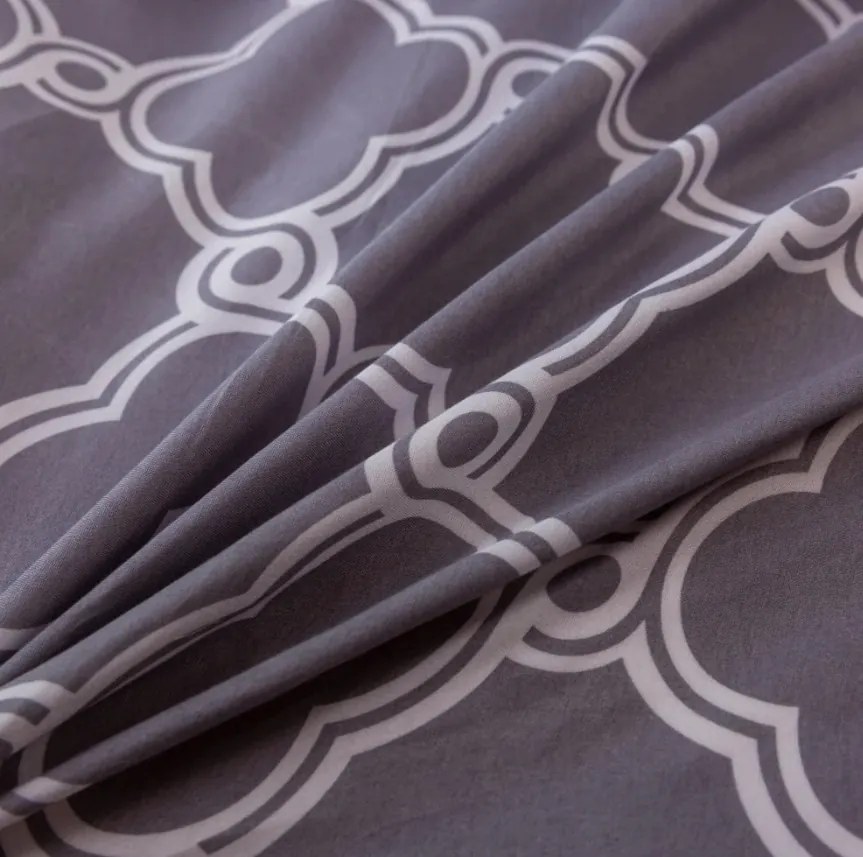 Mikroszálas ágyneműhuzat MOROCCO szürke-bézs Ágyneműhuzat mérete: 70 x 80 cm | 140 x 200 cm