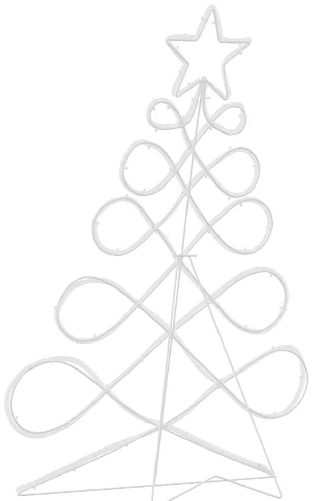 Karácsonyi Fa Forma Világítás Sokszínű 80 x 56 cm PVC