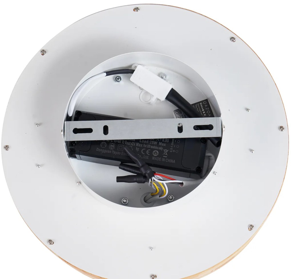 Skandináv mennyezeti lámpa fa 30 cm LED-del, dimmelhető - Pecker