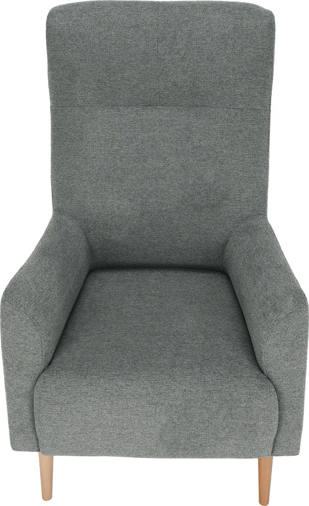 Füles fotel, mentol/tölgy, SAMY