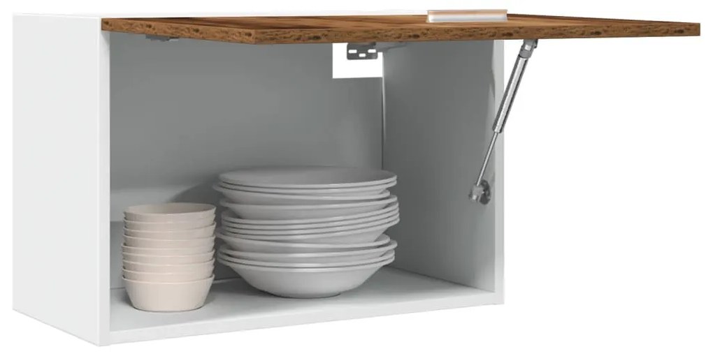 “Lyon” antik fa színű szerelt fa függőszekrény 60 x 31 x 40 cm