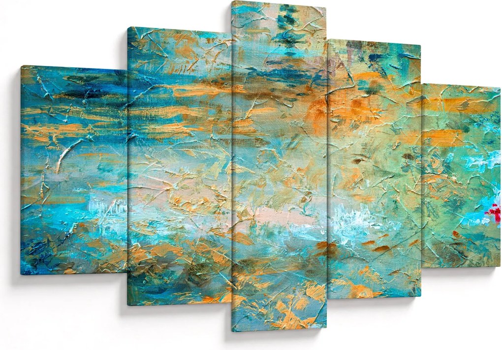 A kék absztrakció képe (150x105 cm)