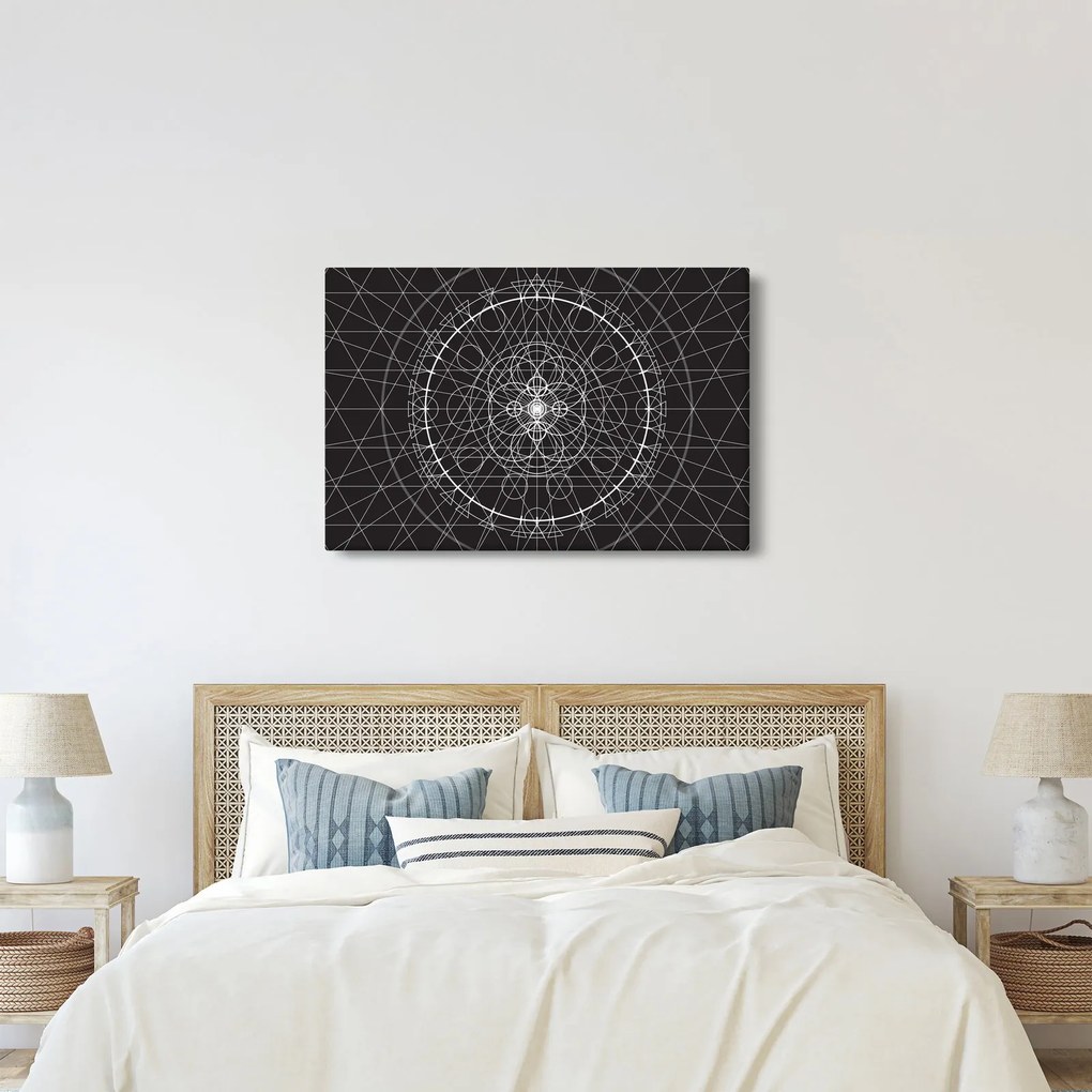 Kép - Óra absztrakciója (90x60 cm)