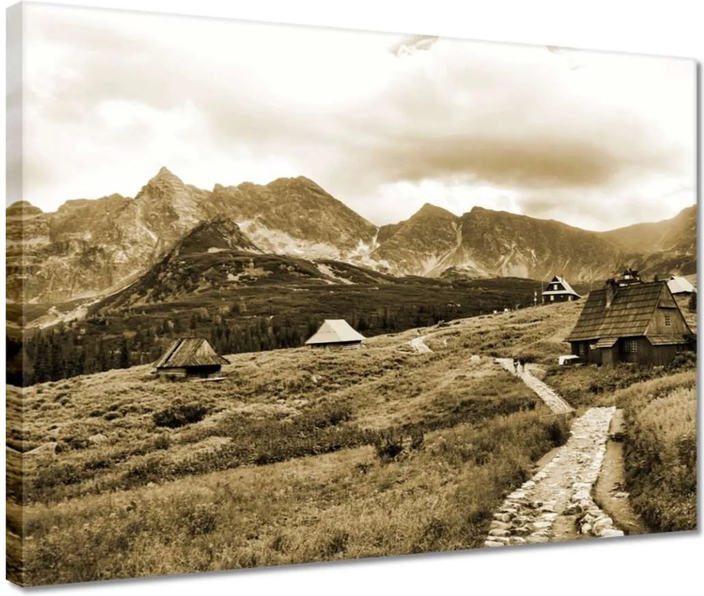 Vászonkép 40x30 Tátra Lengyel hegyek Kilátás