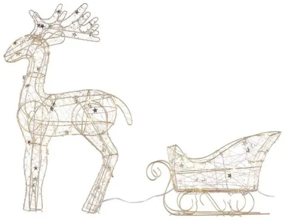 LED Karácsonyi dekoráció LED/3xAA meleg fehér