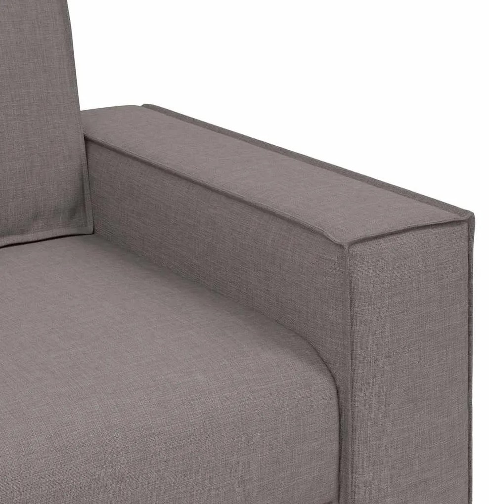 kétszemélyes, bézs színű, szövetből készült kanapé 140 cm