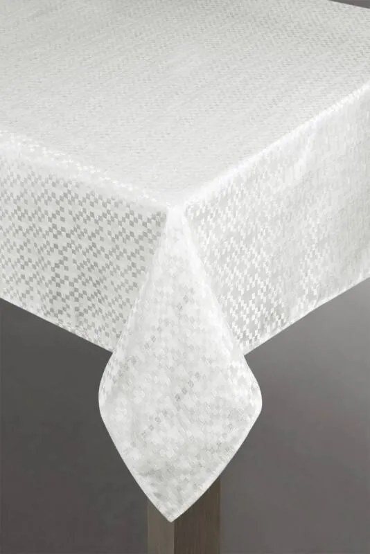 Serena lurex asztalterítő Fehér / ezüst 140 x 180 cm - HS200832
