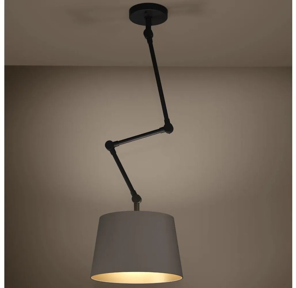 Eglo 390198 - Csillár rúdon PISTUNIO 1xE27/40W/230V barna