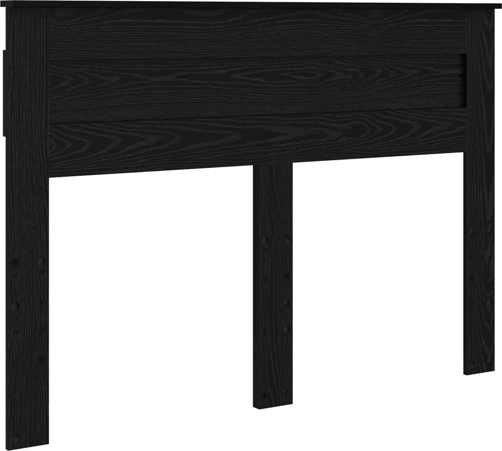 vidaXL Fejtámla Fekete tölgy 160 cm Faanyag