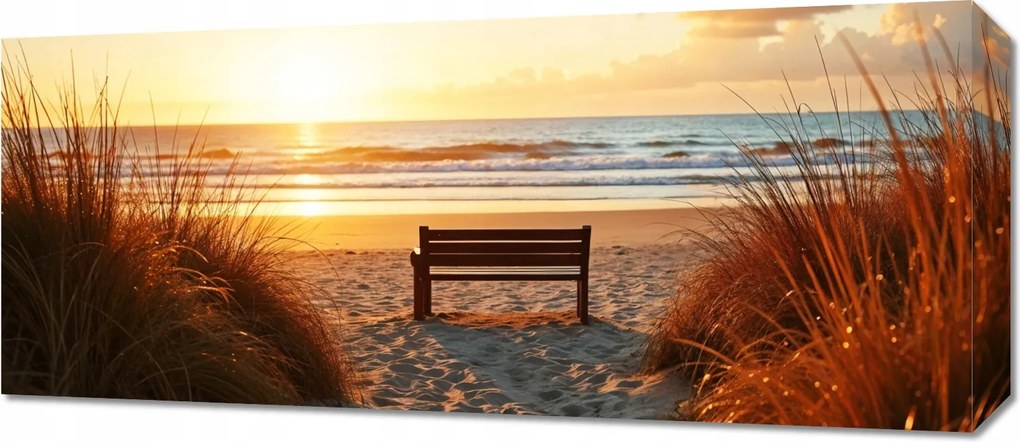 Vászonkép 70x30cm Hálószoba Nappaliba Panoráma Pad