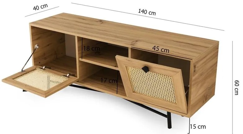 TV szekrény Begonya 140