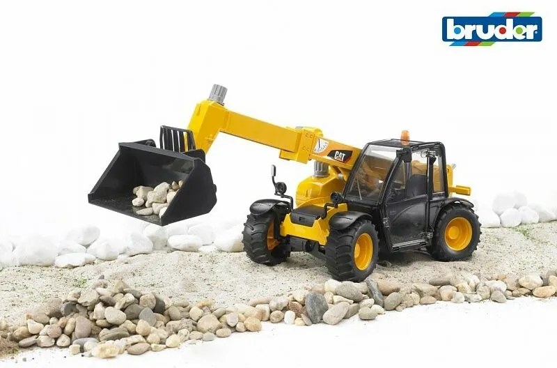 Bruder 02141 CAT Caterpillar rakodógép teleszkóposgémmel, 1:16