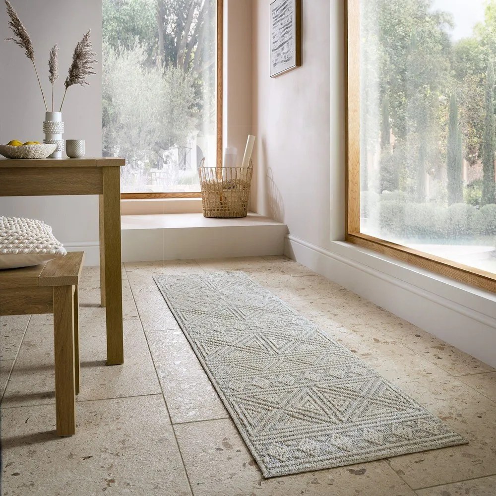 Szürke-bézs mosható futószőnyeg 78x230 cm Lucia – Flair Rugs