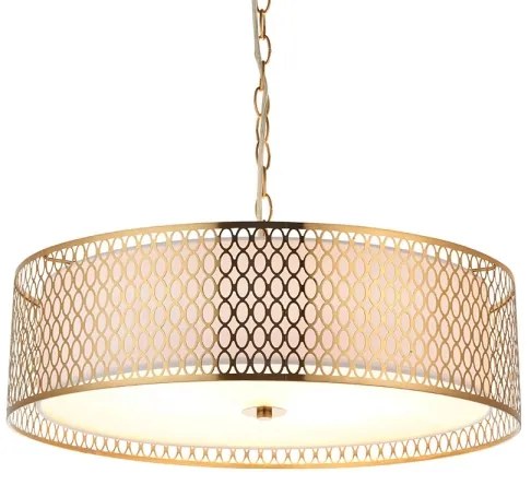 Endon 101569 - Láncos csillár CORDERO 3xE27/10W/230V arany