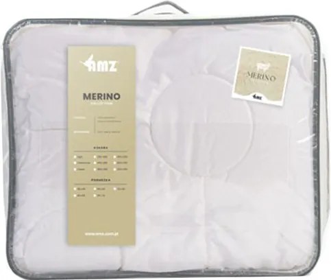 Merinói gyapjú paplan 220x200 cm, egész évre, meleg, szellőző, könnyű