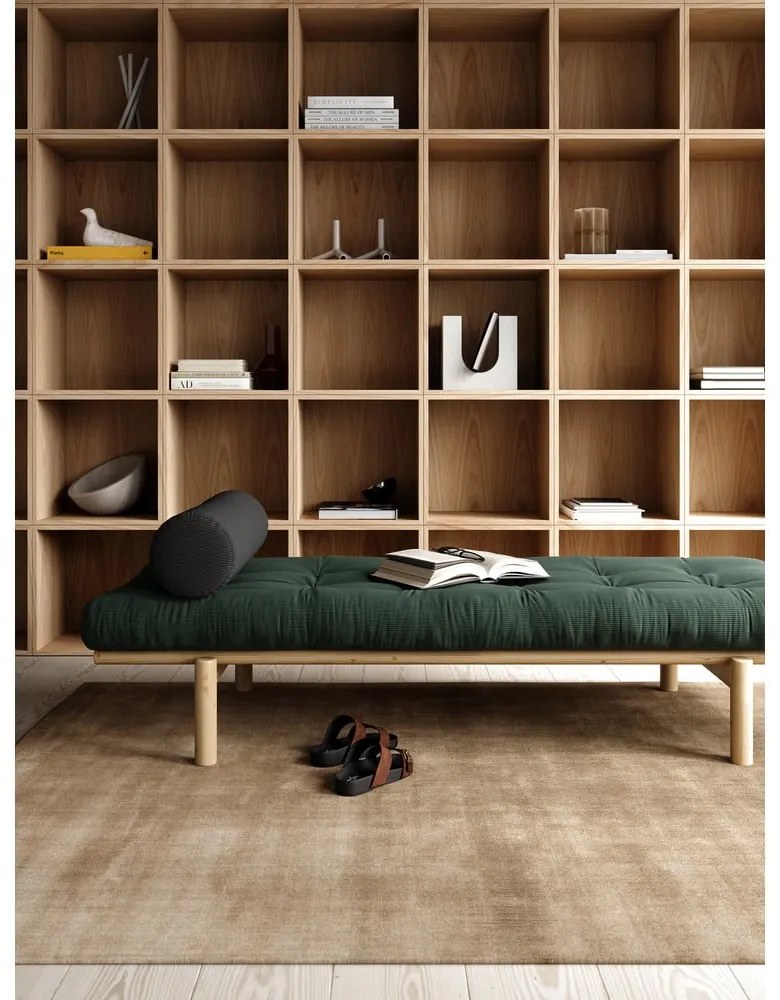 Mustársárga egyszemélyes ágy Next – Karup Design