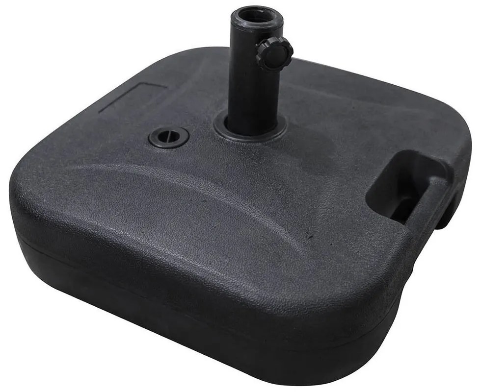 Tölthető napernyő talpak több típusban-négyszög alakú talp