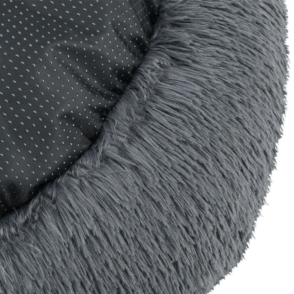 Kutyafekhely Monty kerek 100 cm sötétszürke