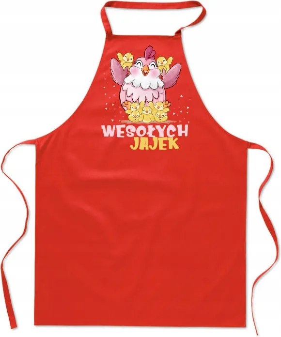 Konyhai Kötény Vidám Tojások Nyomtatásával húsvét karácsonyi ajándék Fa