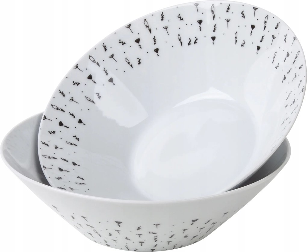 2 db-os tálkészlet 24 cm-es fűszernövényekkel