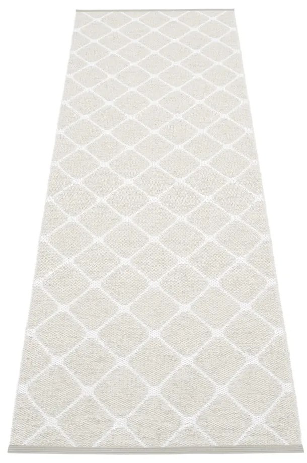 Világosszürke-krémszínű kültéri-beltéri futószőnyeg 70x240 cm Rex Fossil – Pappelina