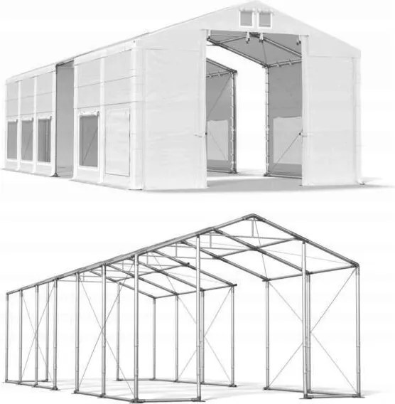 Party sátrak 5x22m [4m] Kerti Das 560 Wp