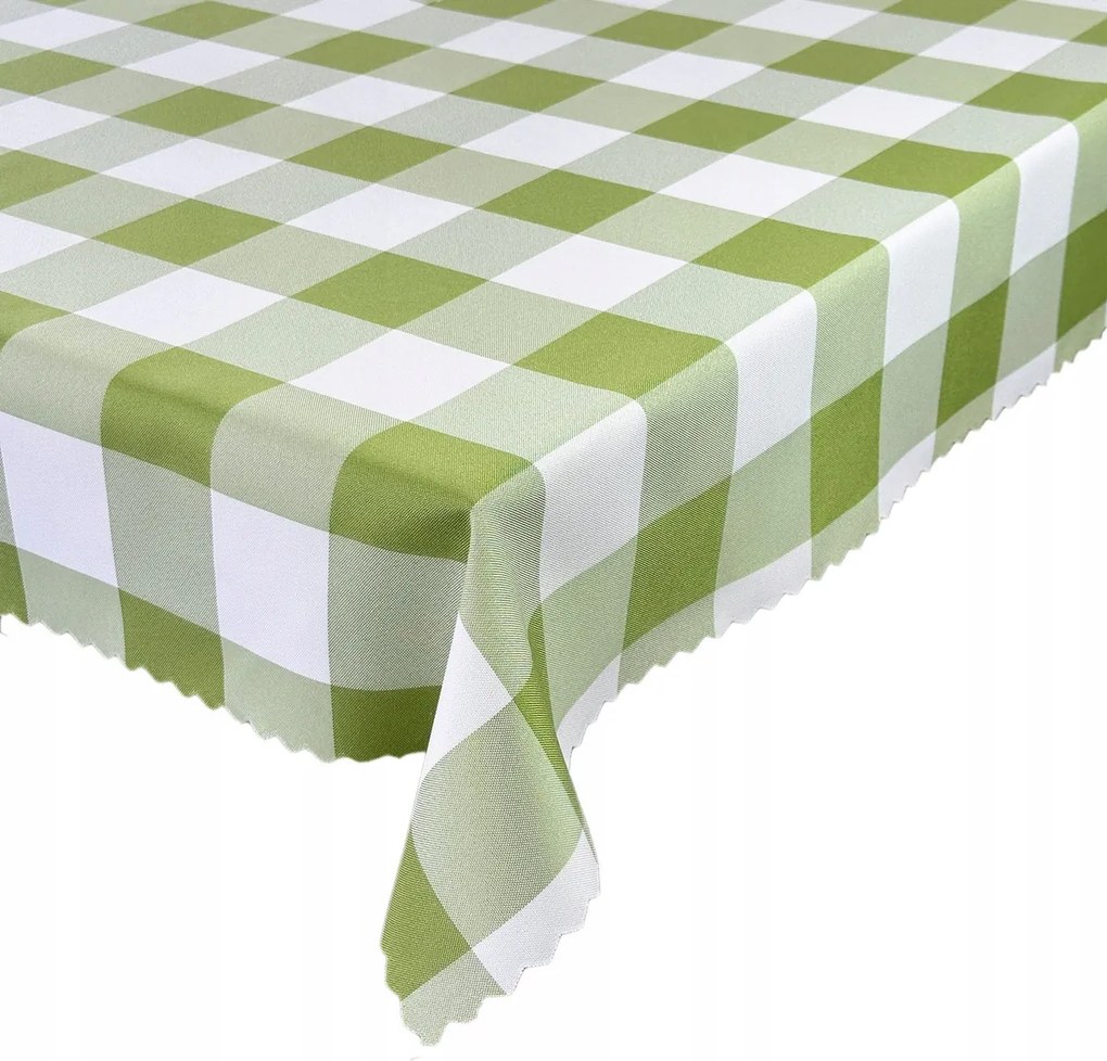 Abrosz Foltálló Dekoratív Alice Kockás Zöld 160x260 cm