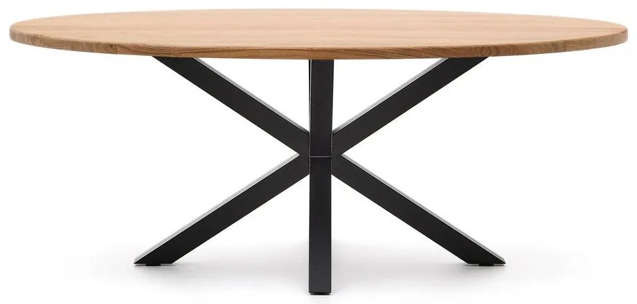Étkezőasztal akácfa asztallappal 100x200 cm Argo – Kave Home