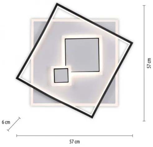 Paul Neuhaus 6390-16 - LED Mennyezeti lámpa MAILAK LED/37W/230V