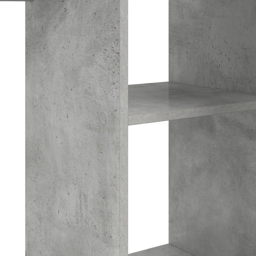 Beton szürke számítógépes asztal Beton szürke Forgácslap