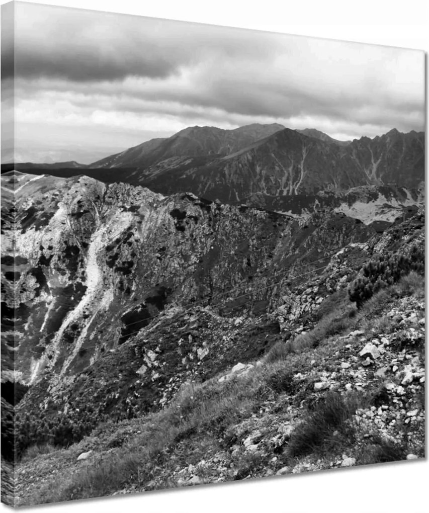 Vászonkép 30x30 Tátra Lengyel hegyek Kilátás