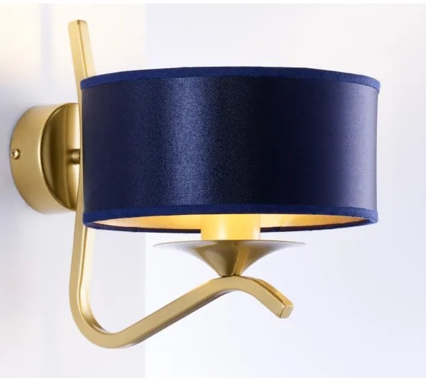 Jupiter 2115 - KASZMIR fali lámpa 1xE27/15W/230V kék/arany