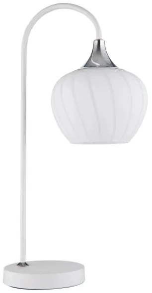 Globo 15548TW - Asztali lámpa MAXY 1xE27/40W/230V fehér