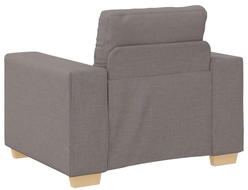 3 részes kanapé szett párnákkal, taupe anyaggal