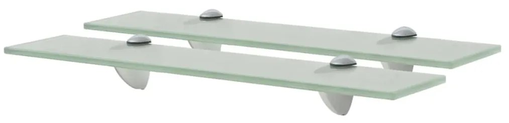 2 db lebegő üvegpolc 50 x 10 cm 8 mm