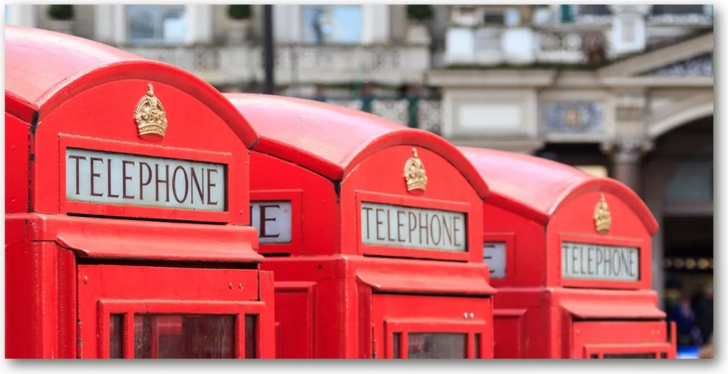 Fotó üveg kép Telefonfülke 140x70