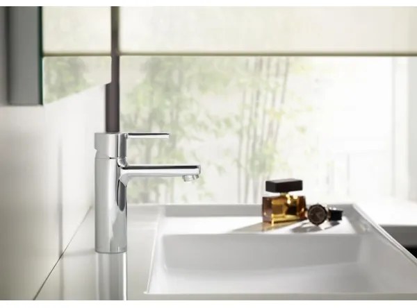 Roca A5A3296C00 - Mosdócsaptelep + NAIA leeresztő, 16,7 cm, fényes króm