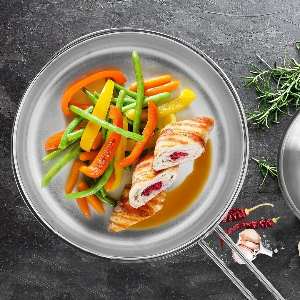 Orion Anett rozsdamentes acél serpenyő, 26 cm