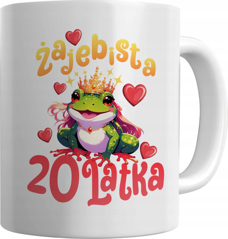 Békás Mintás Bögre 20 Éves Születésnapi Ajándék