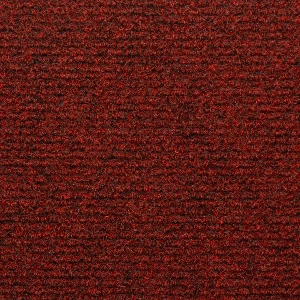 20 db öntapadós lépcsőszőnyeg, 65 x 21 x 4 cm, bordói piros, téglalap alakú széllel