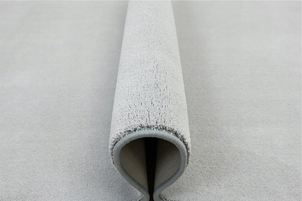 Szürke Szőnyeg Világos Vastag Sűrű Sima Puha Hálószoba Lexus 250x300 cm