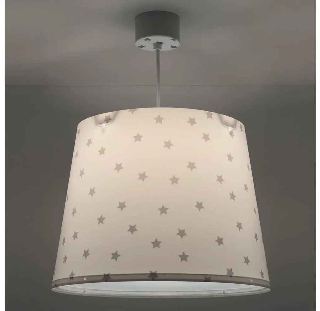Dalber 82212B - Gyermekcsillár STAR LIGHT 1xE27/60W/230V fehér 82212B