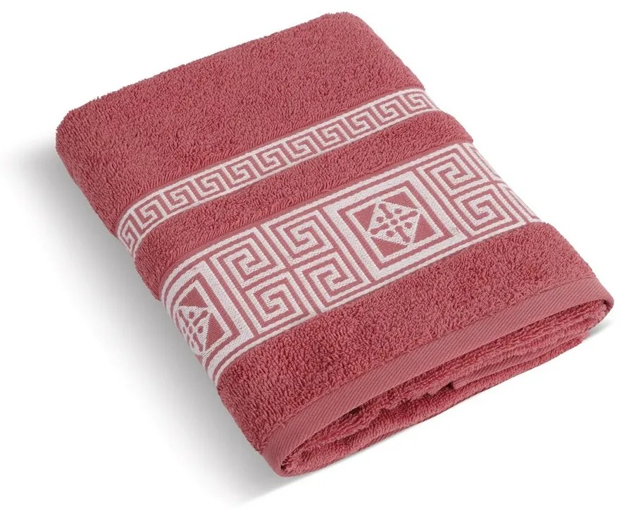 Görög kollekciós törölköző, terrakotta, 70 x 140 cm
