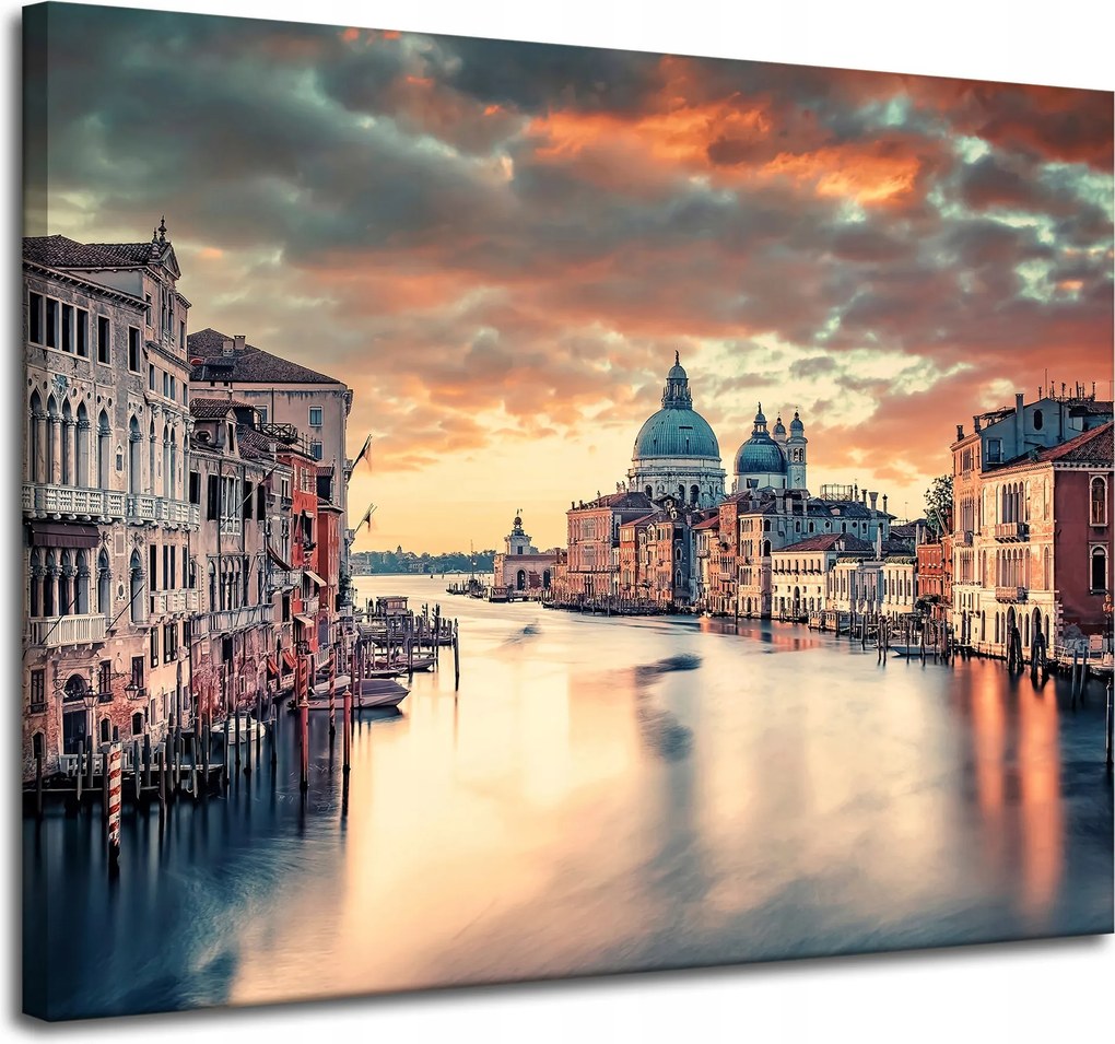 Vászonkép Velence építészet nyugat100X80