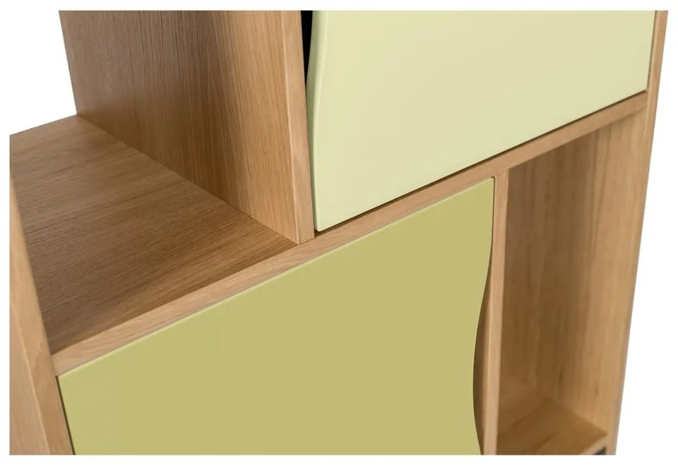 Avon Narrow Olive zöld könyvespolc - Woodman