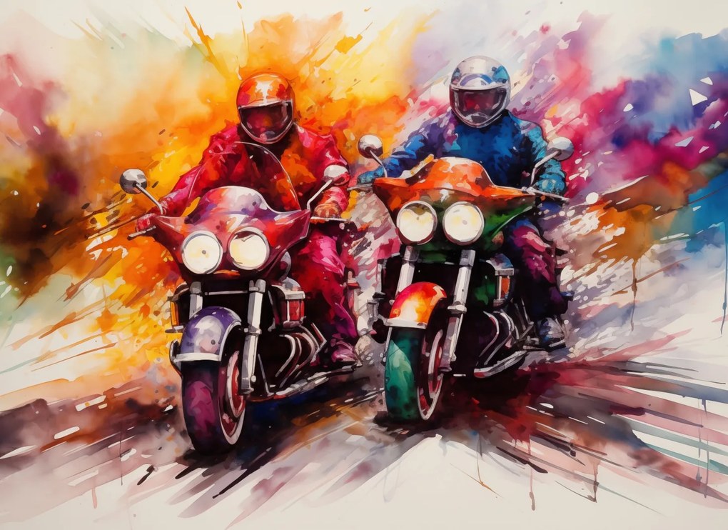 Poszter 55x40cm Adrenalin és művészet