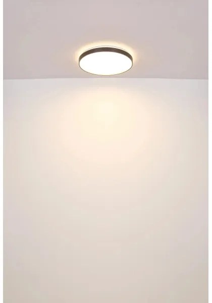 Globo 41262-24 - LED Mennyezeti lámpa ECLYPSE LED/24W/230V átm. 48 cm antracit