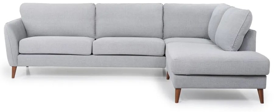 Paris világosszürke sarokkanapé, jobb oldali - Scandic